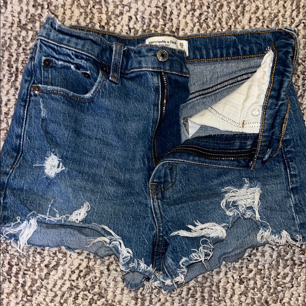 Abercrombie and Fitch High Rise Mom Shorts